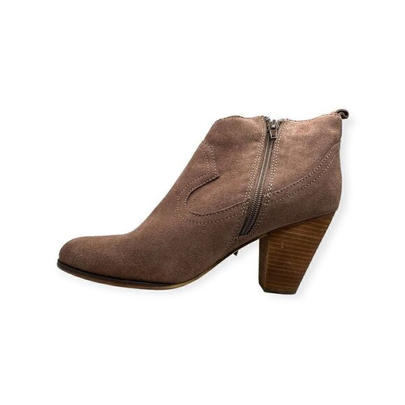 Steve Madden tan fringe zip up ankle boots women’s size 10m cian leather - Picture 3 of 12